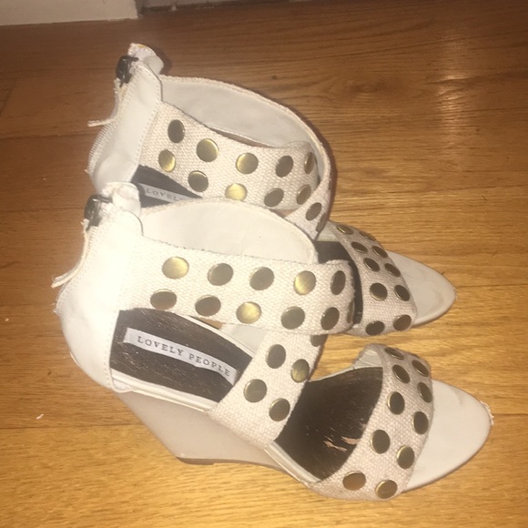 Lovely People Wedge studded sandals - Picture 2 of 6